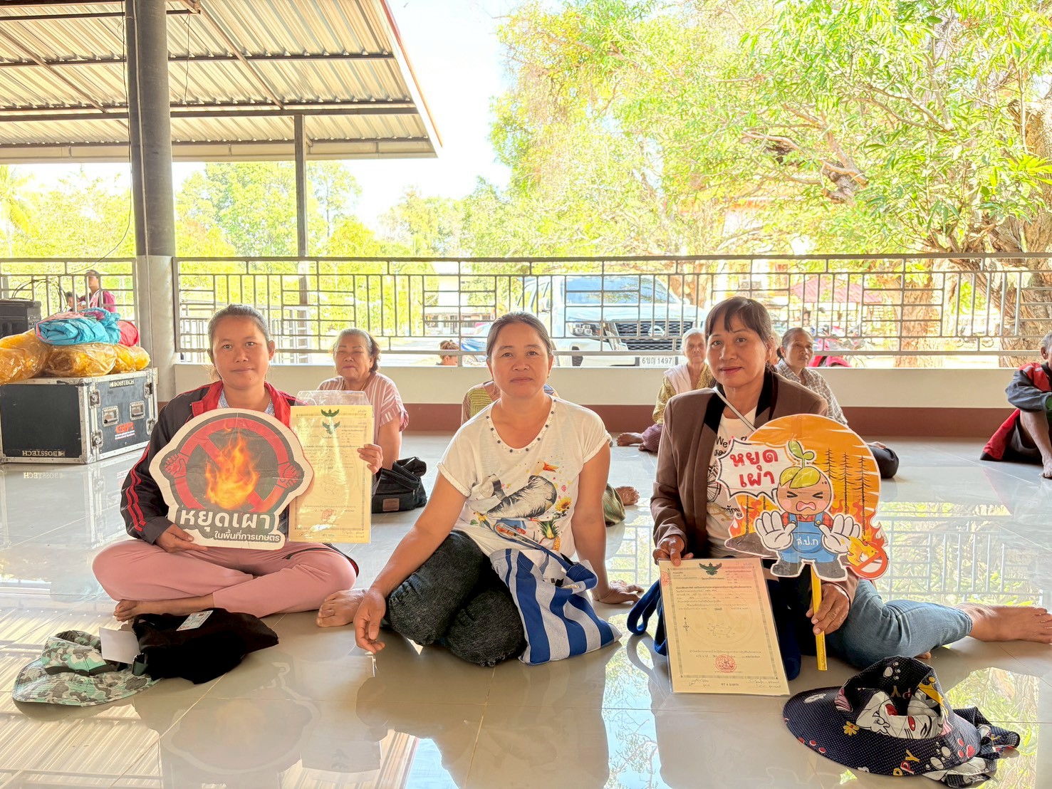 title - รณรงค์ หยุดการเผา  ในเขตพื้นที่ ส.ป.ก.ยโสธร